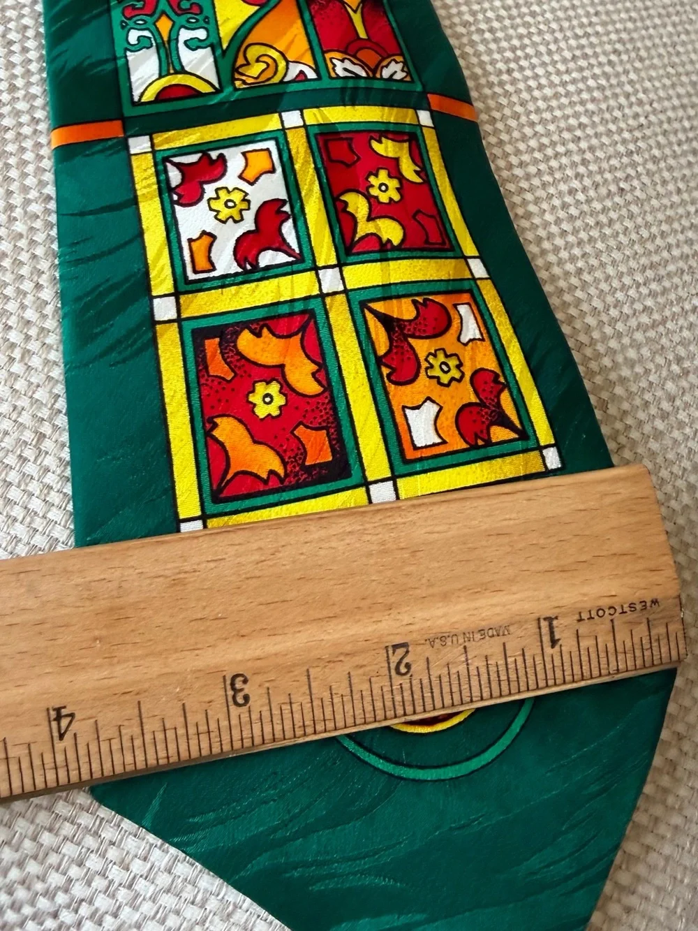 Rush Limbaugh Stained Glass Pattern Silk Tie